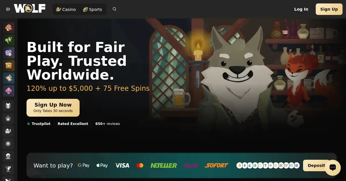 wolf casino
